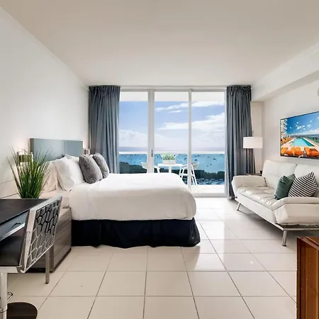 Ocean Million Dollar View Studio + Balcony #2 Miami Esterno foto